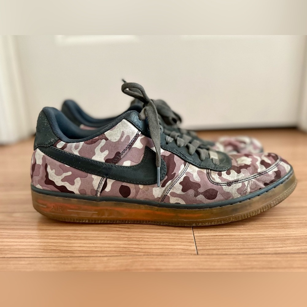 Nike AF1 Camo Sneakers Size Men 10.5 US
